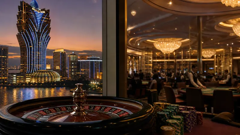 Kasino Macau: Kenaikan Juli Meski Pendapatan Tahunan Merosot